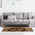 thumbnail image 6 of Paw Print Square Polyester Floor Mat for Kitchen, Waterproof Cushioned Rug for Standing Desk – Grey, Comfort Mat for Home and Office, 200 Characters, 6 of 6