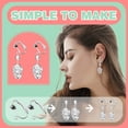 thumbnail image 4 of 20 Pack Clip-on Earring Converters Hypoallergenic Earring Clip On Backs Parts Components Findings for DIY Earring and Pierced Ears (Gold and Silver), 4 of 5