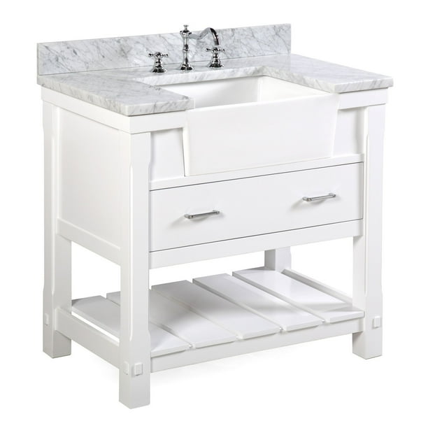 Charlotte 36 Bathroom Vanity Com Charlotte 36 Bathroom Vanity, White Bathroom Vanity With Sink 36