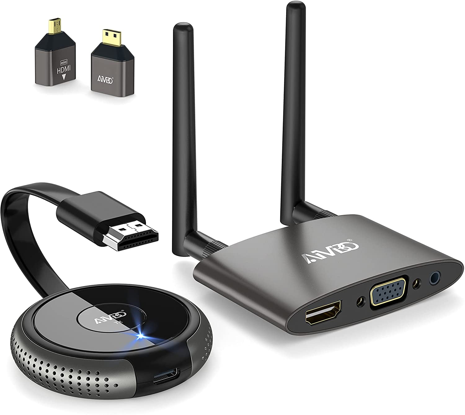 Wireless HDMI Transmitter and Receiver, Ultra HD Wireless HDMI Extender Streaming Video Audio from PC,Laptop,Phone TV and Projector,The Projector Adapter for TIKTOK/Neflix/Conferences/Wedding Live - Walmart.com