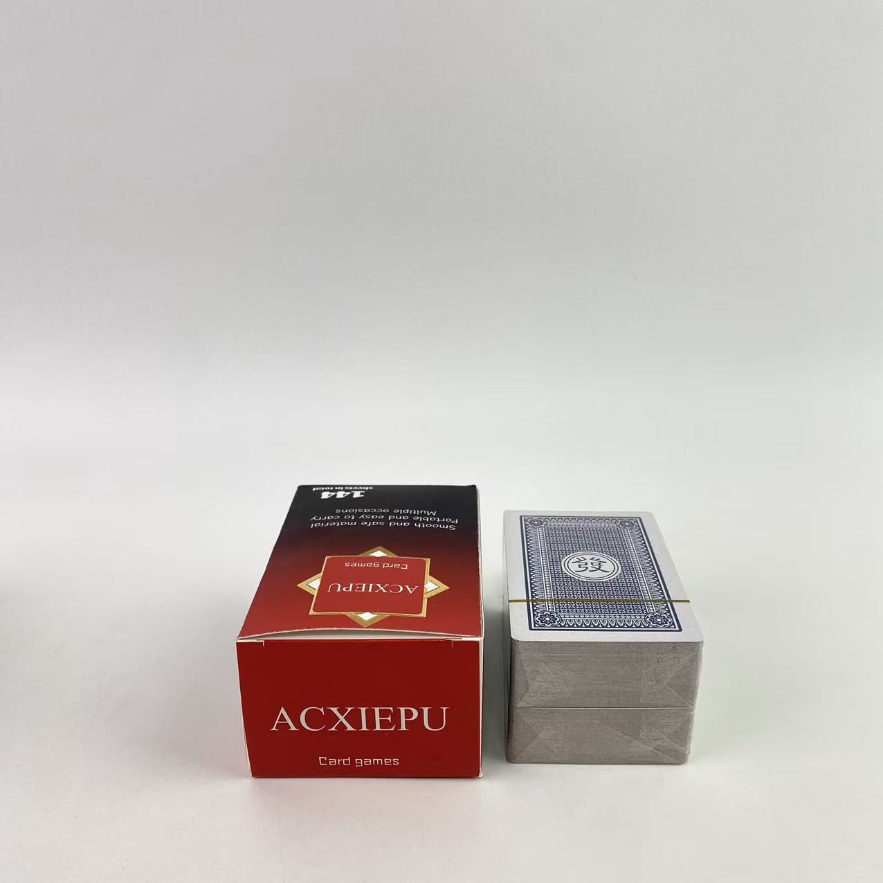 ACXIEPU Card games,Mahjong Playing Cards Chinese Mahjong 2026 American Games Large Print Handheld Poker Mahjong Cards