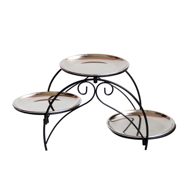 Plato de servir Soporte para cupcakes Desmontable y extraíble para servir de 3 capas para fiestas entretenidas Magideal Plato de servir
