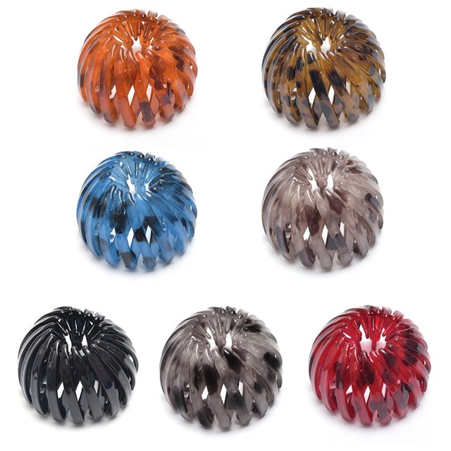 Pinzas Para El Pelo Con Forma De Nido De Pájaro, 3 Uds., Pinzas Para El Pelo, Soporte Para Coleta, Lazos Geométricos Vintage Para El Pelo Para Mujeres Y Niñas Advancent CE007967-01