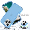 thumbnail image 2 of ShellTech for iPhone 16 Pro Case, Full Body Clear Case with Built-in Screen Protector, Anti-Scratch Shockproof Bumper Phone Case for iPhone 16 Pro,Blue, 2 of 6