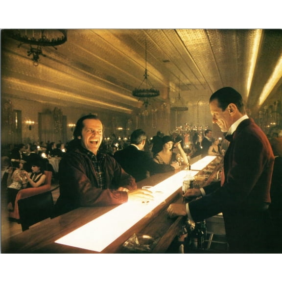 The Shining Jack Nicholson Joe Turkel In Bar Grinning 24X36 Classic Hollywood Poster