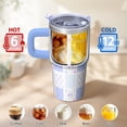 thumbnail image 6 of Flamingo Stainless Steel Insulated Coffee Cup with Handle 20OZ Tumbler Mug Leak Resistant Double Wall Vacuum Design Perfect Gifts for Women Girls on Birthday Christmas Summer, 6 of 6