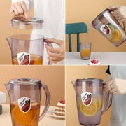 ReaNea 1800ml Plastic Water Pitcher with Lid (Smoke Gray)