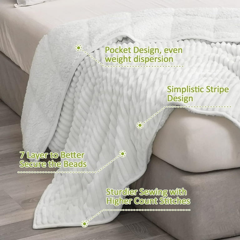 White weighted blanket queen sale