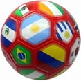 thumbnail image 4 of Country Flags Soccer Ball Size 5, World Club National Teams, Flag Soccer Ball - Red, 4 of 5