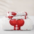 thumbnail image 5 of jejeloiu Bowknot Cherry Monogrammed T Twin Quilt Set For Girls,3D Cartoon Initial Print Twin Coverlet Set For Kids,2pcs, 5 of 7