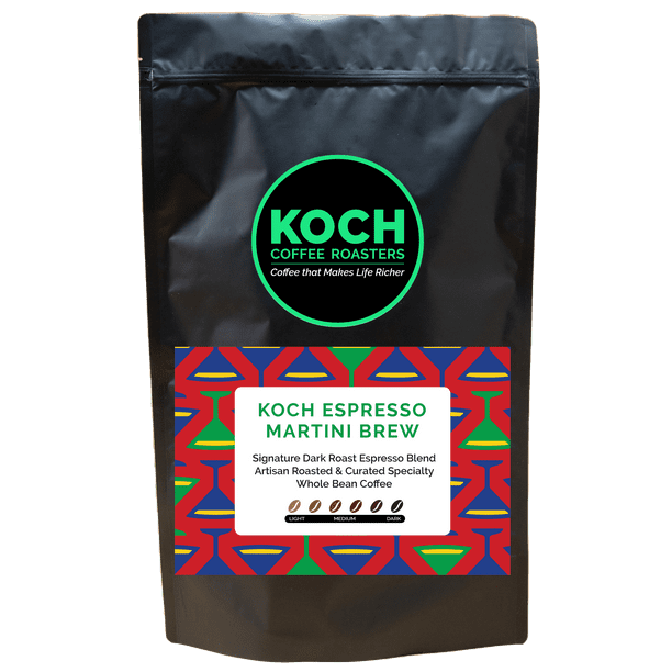 KOCH Coffee Roasters, Espresso Martini Brew Dark Roast Espresso Blend
