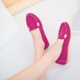 thumbnail image 4 of OAVQHLG3B Women's Casual Sleeve Single Shoes Beef Tendon Bottom Flat Pregnant Women Nurse Shoes, 4 of 4