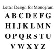 thumbnail image 4 of Monogram Address Sign - Metal Wall Art, 4 of 5