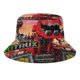 thumbnail image 1 of Dinotrux Sombrero bucket para adultos, gorra de protección solar, sombrero de pescador plegable para viajes al aire libre, pesca y actividades de verano, 1 of 6