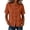 Orange, variant on Vintage T Shirts for Women Mandarin Collar Short Sleeve Blouse Button Front Summer Top Casual Loose Fit Solid Color Asian Style Shirt (Army Green,S)
