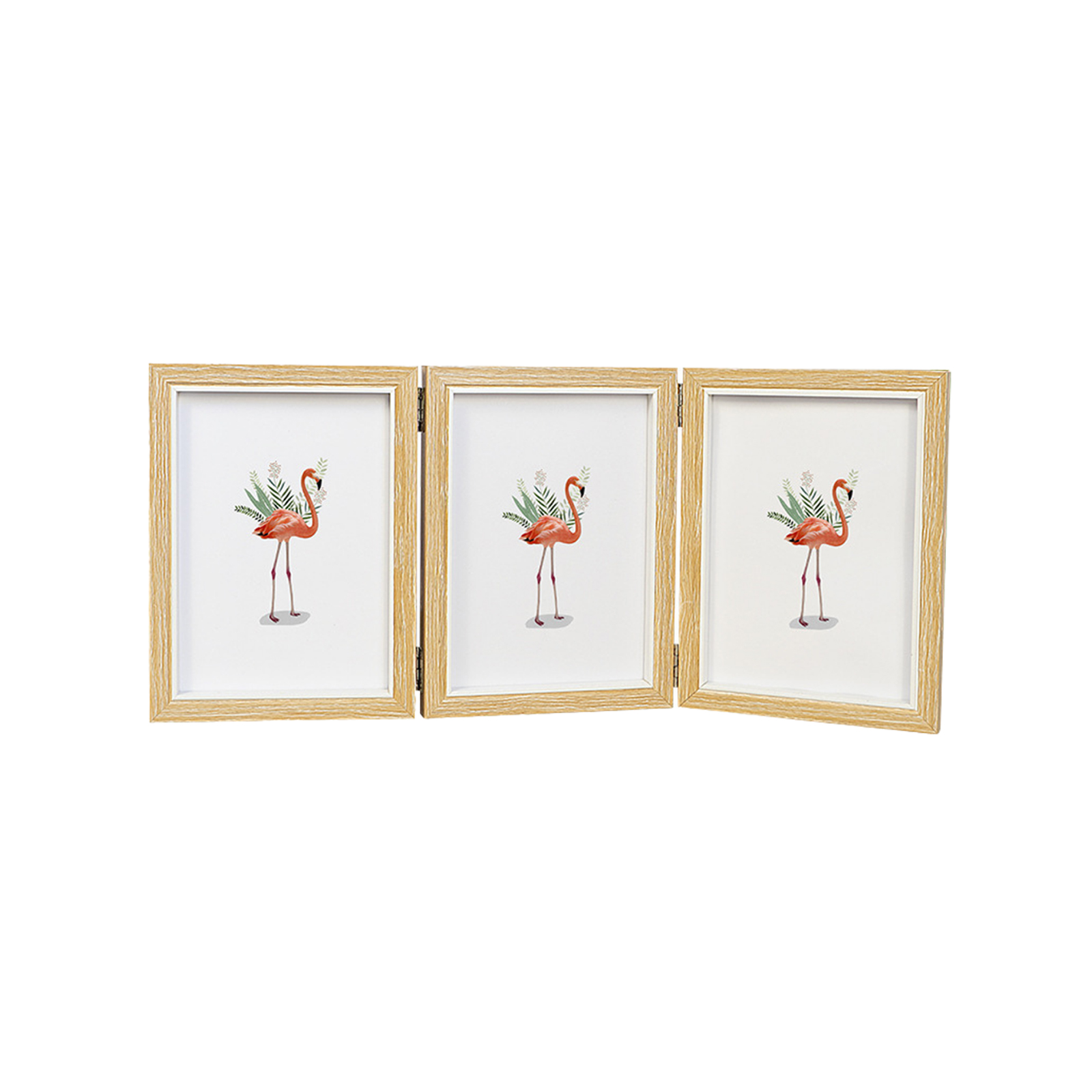 Doolland Triple Hinged Picture Frames, 4x6" Picture Frame Collage