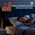 thumbnail image 4 of Vintage American Flag Wooden Wall Clock Silent Non Ticking, Blue Star Red Striped Wooden Square Wall Clocks Battery Operated, Decor Clock for Home Office, Living Room, Kitchen, 10 Inch, 4 of 9