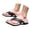 Grey, variant on Men Flip Flops Slip On Arch Support Summer Beach Flip Flops Casual Flat Open Toe Bathroom Non Slip Mens Shoes
