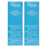 Hagerty Silver Protection Strips Neutralize Tarnish 8 Strips, 2 Pack