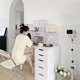 thumbnail image 3 of Adjustable Computer Office Desks Home Small Bedroom Makeup Office Desks Modern Simplicity Bureaux Meuble Work Furniture QF50OD My Lux Decor Round, 3 of 6