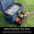 thumbnail image 4 of Ninja FrostVault 50-Qt Hard Cooler with Cold Dry Zone, Integrated Fridge-Temp Dry Storage Drawer, Premium Heavy-Duty Insulated Cooler, Keeps Ice for Days, FB151BL Lakeshore Blue, 4 of 9