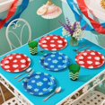 thumbnail image 4 of Set de platos de fiesta Grencian, 50 unidades, 23 cm, estilo luau tropical, 4 of 6