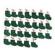 thumbnail image 1 of 26 adornos navideños de calcetín con iniciales para árbol de Navidad, colgantes para envolver regalos verde, 1 of 9