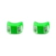 thumbnail image 4 of sweethay Luz de bicicleta, linterna, piezas de bicicleta, alto brillo, resistente al desgaste, 2 luces LED de Flash, lámpara de haz ancho para manillar, Verde 2piezas sweethay CBP007383, 4 of 6