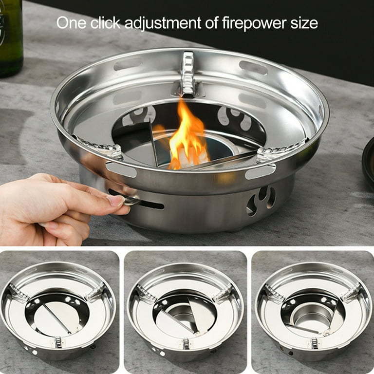 Sarkoyar Alcohol Stove Portable Adjustable Trekking Stove Burner