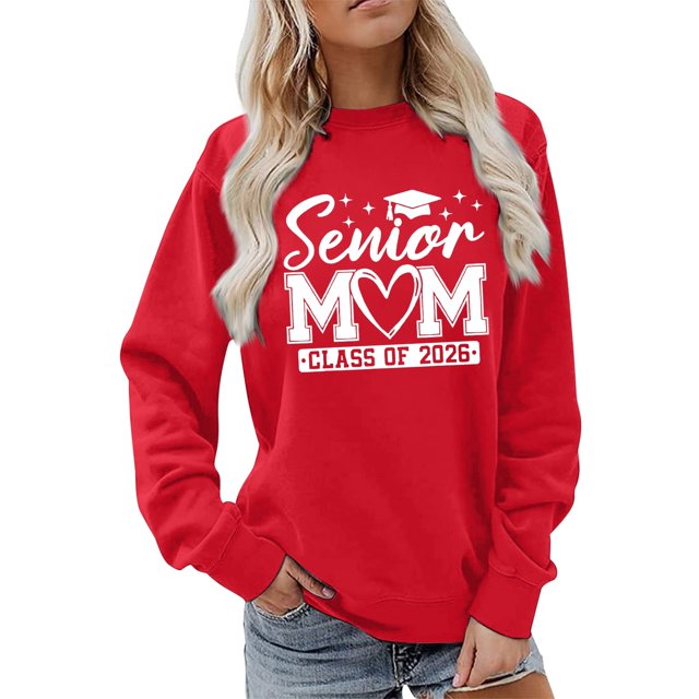 HUITKMM Sweat à Capuche Blanc pour Femmes, Sweat Imprimé Sans Capuche, Coupe Ample, Décontracté