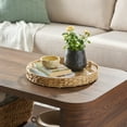 thumbnail image 3 of Better Homes & Gardens Natural Water Hyacinth Round Decorative Tray, 16", 3 of 5