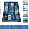 thumbnail image 3 of Christian Gifts for Men, Religious Gifts for Men Faith, Mens Christian Gift Blanket 60"X50", Spiritual Gifts for Men, Religious Inspirational Gifts for Men, Baptism Gifts for Men, 3 of 6