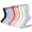 Multicolor, variant on 9 Pairs Girls Kids Ruffle Socks Uniform School Dress Frilly Cotton Crew Socks