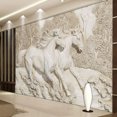thumbnail image 1 of 3D Wallpaper Euro Rustic Horse Series III SKU# WAL0345, 1 of 1