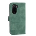 thumbnail image 4 of Wallet Case for Xiaomi Poco M7 4G Flip Phone Case with Card Slots, Cash Pocket, Kickstand, Magnetic Closure & Wrist Strap, TPU Soft Shell Cover Green, 4 of 6