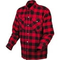 thumbnail image 2 of Scorpion Covert Moto Mens Long Sleeve Button Flannel Shirt Red/Black XL, 2 of 2