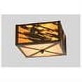thumbnail image 2 of Meyda Tiffany 23989 White Water Kayak 2 Light 14-1/2" Wide Flush Mount Ceiling Fixture -, 2 of 2