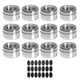 thumbnail image 2 of Toystoory 12 Uds. De tarros magnéticos para especias, salero de acero inoxidable, 4/6 Uds., organizador de contenedores para especias, almacenamiento de Cocina y Comedor 12 tarros de condimentos Toystoory HA004091-03, 2 of 6