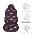 thumbnail image 4 of Picia Breast Cancer Awareness3 Print Waterproof Sweating Car Seat Cover for Post Gym Workout, Running, Beach and Hiking, Universal Fit Anti-Slip Bucket Seat Protector, 4 of 5