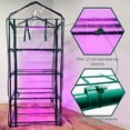 thumbnail image 7 of ArtBeek Green House Portable Plastic Greenhouses with Heavy Duty Transparent PVC with Plant Growing Lights (4_Tier), 7 of 7