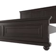thumbnail image 5 of Mirightone Farmhouse King Size Bed Frame with Tall Headboard & Footboard and Built-in Charging Station, Wooden King Bed Frame with Wood Panel Bed Base, No Squeak, Rich Brown, 5 of 9