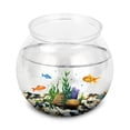 thumbnail image 3 of LOLIPPYY 4Pcs Durable Transparent Fish Bowls Decorative Goldfish Bowls for Home Display, 3 of 8