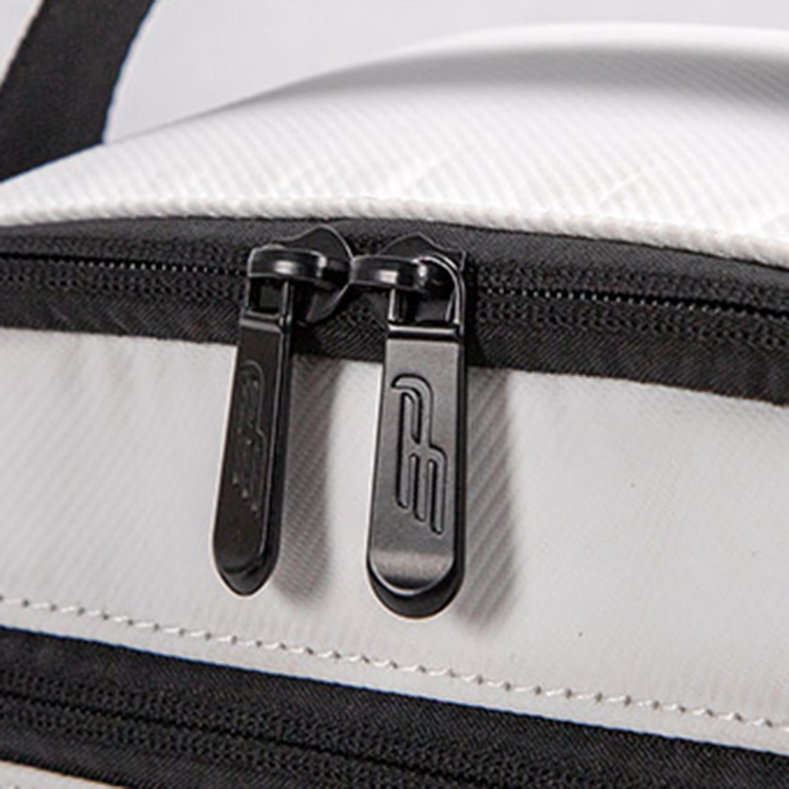 Golf Shoe Storage Bag Zippered Golf Bag Golf Gift for Men Women White