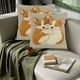 thumbnail image 5 of Uuiauoio Linen Pillow Cover with Imitation Embroidery Print, Sofa Cushion Decor in Pattern for Living Room Bedroom, Decorative Throw Pillow Case with Zipper Closure, 5 of 7