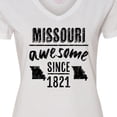 thumbnail image 4 of Inktastic Missouri Awesome Since 1821 Women's V-Neck T-Shirt, 4 of 5