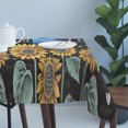 thumbnail image 4 of Sunflowers Rustic Table Cloth Waterproof Tablecloths, Spring Summer Pastoral Flowers Black Tablecloth Dining Table Cover for Kitchen Party Tabletop Outdoor, Rectangle Tablecloth 60x120 Inch, 4 of 9