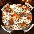 thumbnail image 7 of Halloween Sale Clearance!Fall Decorations for Home, Tablecloth For Thanksgiving Pumpkin Dining Table No Wash Waterproof Oil Proof Round Tablecloth, 7 of 7