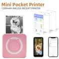 thumbnail image 3 of Mini Printer, Wireless Mini Photo Printer Label Printer, Portable BT Mini Thermal Printer ,Improve Efficiency, 3 of 6