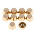 thumbnail image 5 of 10x Brass Screw Head Screw Back Feet Purse Handbag Spots 9mm, 5 of 6