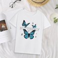 thumbnail image 1 of Camiseta para mujer con cuello redondo, ropa de calle, manga corta, para viaje a la playa, oficina, regalo del día de San Valentín XL, 1 of 8